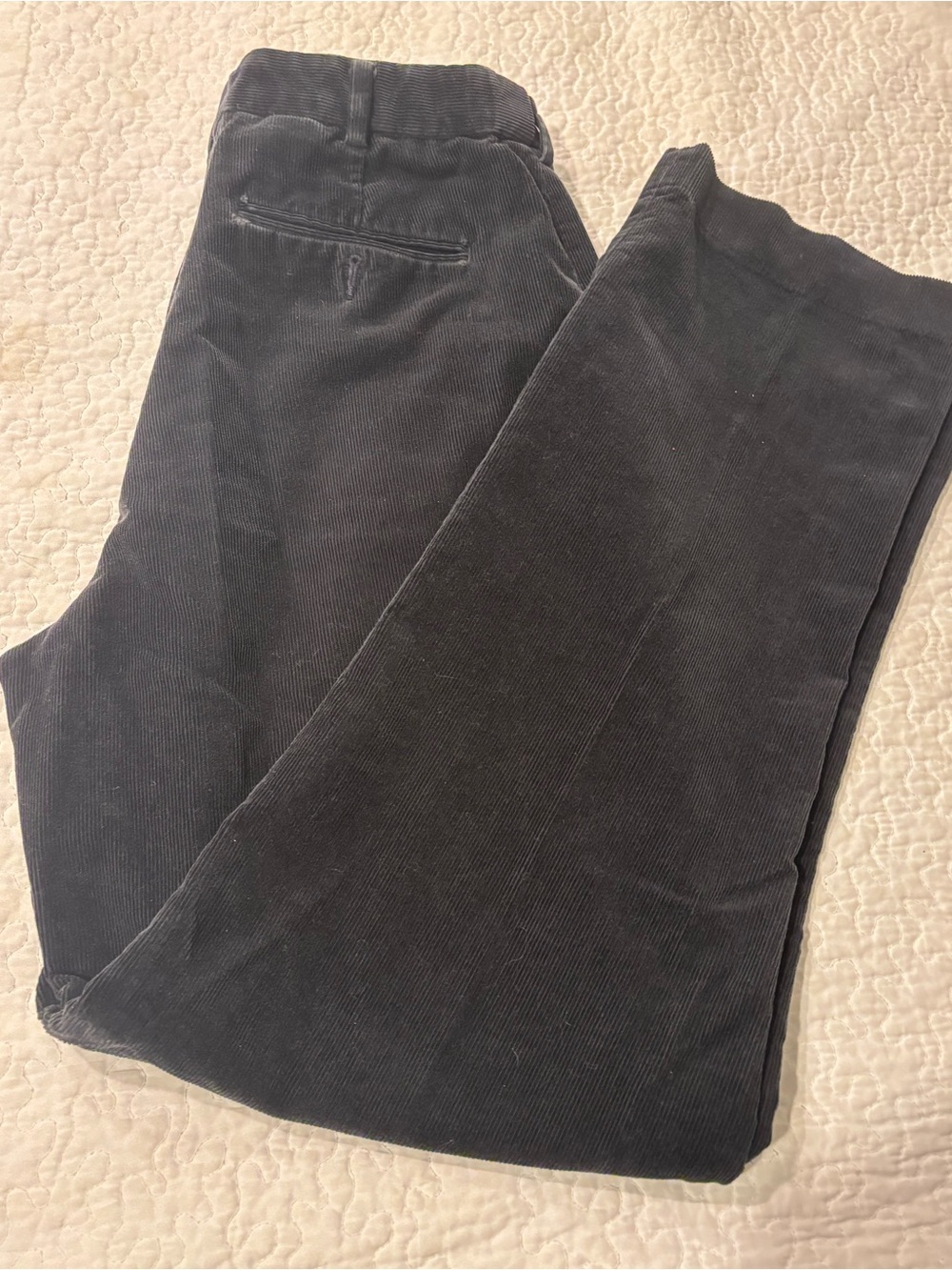 Men's Land’s End Black Corduroy Pants